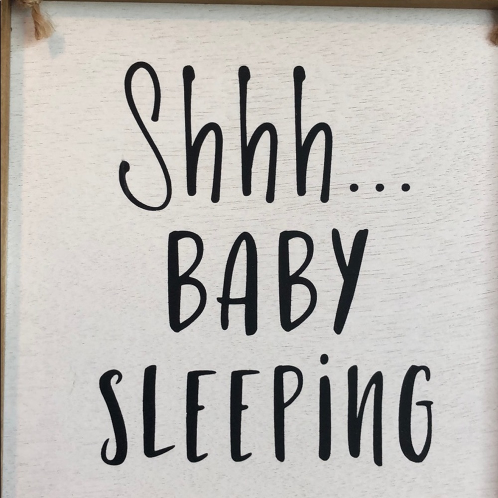 Shhh...BABY SLEEPING sign - Picture 2 of 3